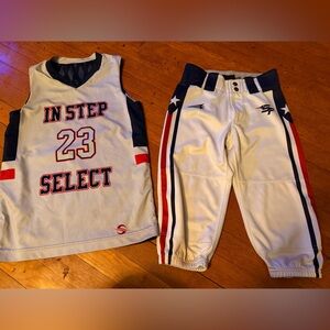 Kids Sports Shirt - White and Blue